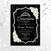 Quinceanera - Black Silver White Kaart