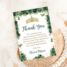 Quinceañera Bloem Butterfly Tiara Dank U Kaart