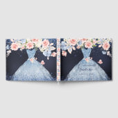 Quinceanera Blush Princess Glitter Gown Confetti G Gastenboek (Volledig)