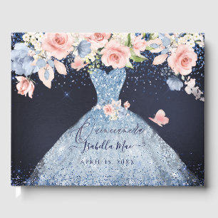 Quinceanera Blush Princess Glitter Gown Confetti G Gastenboek