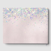 Quinceanera Blush Princess Glitter Gown Confetti G Gastenboek (Achterkant)