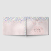 Quinceanera Blush Princess Glitter Gown Confetti Gastenboek (Volledig)