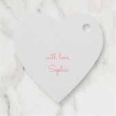 Quinceanera Blush Roze Bloemen Nummer 15 Dank u Bedankjes Labels (Achterkant)