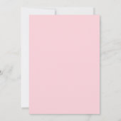 Quinceañera Blush roze goud 15e verjaardag elegant Kaart (Achterkant)