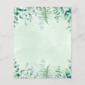 Quinceanera-budget voor boskleding flyer (Achterkant)