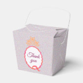 Quinceañera Butterfly Crown Squiggle Thank You Bedankdoosjes (Voorkant Zijde)