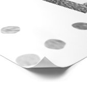 Quinceanera Butterflys Stoffig Blauw Welkomstbord Poster (Hoek)