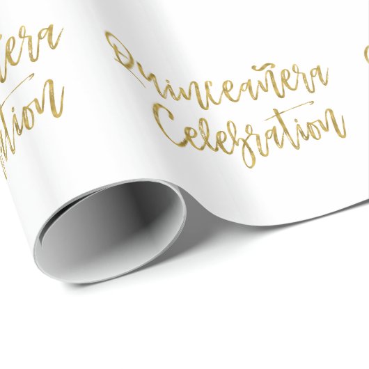 Quinceanera Celebration inpakpapier (Rol Hoek)