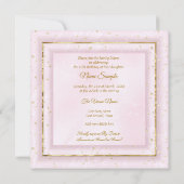 Quinceanera Cinderella Blush Pink Carriage 2 Kaart (Achterkant)