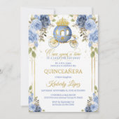 Quinceanera Cinderella Princess Carriage Kaart (Voorkant)