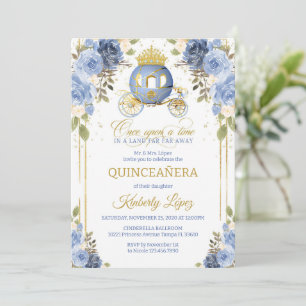 Quinceanera Cinderella Princess Carriage Kaart