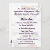 Quinceanera Colorful Butterfly Kaart (Voorkant / Achterkant)