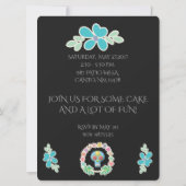 QUINCEANERA DAG VAN DE DODE INVITATIE KAART (Achterkant)