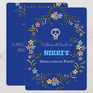 QUINCEANERA DAG VAN DE DODEN UITNODIGING
