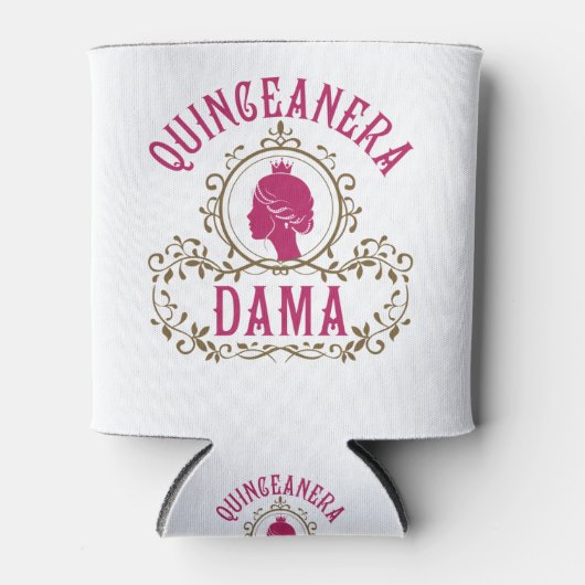 Quinceanera Dama Blikjeskoeler (Voorkant)