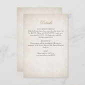 Quinceanera Details Informatiekaartje (Voorkant / Achterkant)