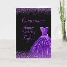 Quinceanera donker Paarse jurk faux glitter
