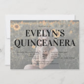 Quinceanera Elegant 5 foto Kaart (Voorkant)