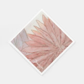 Quinceanera Elegant Roze 15e Verjaardagsfeestje Servet (Hoek)