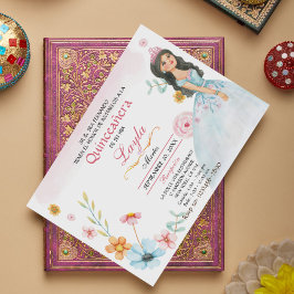 Quinceañera Elegante: Miss Quince Invitaciones Ros Kaart