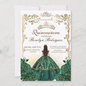 Quinceanera Emerald Beauty en beste Quinceanera Kaart (Voorkant)