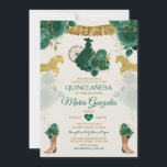 Quinceañera Emerald Groen Mexicaans 16e vlinder Kaart<br><div class="desc">Emerald Groene Mexicaanse Charra Quinceañera Vlinder Uitnodiging Mis Quince 15 Anos,  16e verjaardag, </div>