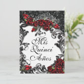 Quinceañera en Sweet 16 Party Uitnodigingen (Staand voorkant)