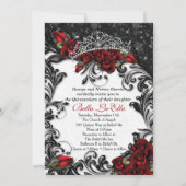 Quinceañera en Sweet 16 Party Uitnodigingen (Achterkant)