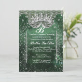 Quinceañera en Sweet 16 Party Uitnodigingen (Staand voorkant)