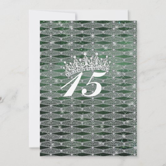 Quinceañera en Sweet 16 Party Uitnodigingen (Achterkant)