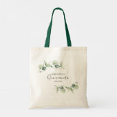 Quinceanera Eucalyptus 15e verjaardag Tote Bag (Achterkant)