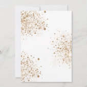 Quinceanera eucalyptus glitter elegant kaart (Achterkant)