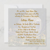 Quinceanera Fairy Tale Princess Gold en white Kaart (Voorkant)