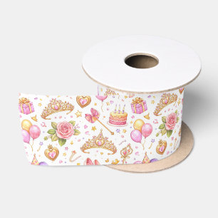 Quinceañera Feest – Elegante Waterverf Satijnen Lint