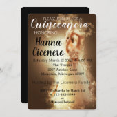 Quinceanera Feestdagenkaart (Voorkant / Achterkant)