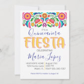 Quinceañera Fiesta verjaardagsfeestje Uitnodiging (Voorkant)