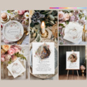 Quinceanera foto bloemenflat dank u kaart