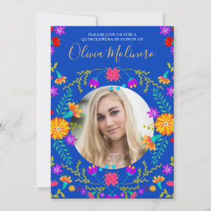 Quinceanera Foto Mexicaans Feest Bloemrijk Konings Kaart