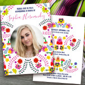 Quinceanera Foto Mexicaanse Fiesta Party Wit Kaart