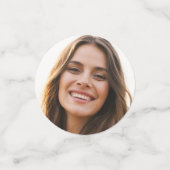 Quinceañera Foto's & Gouden Kroon Mis XV Chic Mode Confetti (Kleine voorkant)