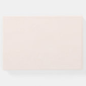 Quinceanera Gastenboek Roze Blush Goudfolie Bloeme (Achterkant)