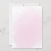 Quinceañera Geometrisch Roze Fuchsia Bloemengoud Save The Date (Achterkant)