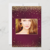 Quinceañera, geschreven in de Star, DIY Sangria Kaart (Achterkant)