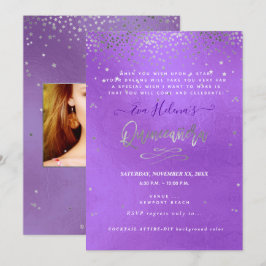 Quinceañera, Geschreven in de Sterren, DIY Paarse Kaart