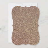 Quinceanera Glitter Goud Vlinder 15e Verjaardag Kaart (Achterkant)