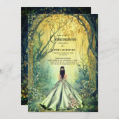 Quinceanera Gown Enchanted Forest Portal Kaart (Voorkant / Achterkant)