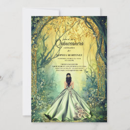 Quinceanera Gown Enchanted Forest Portal Kaart