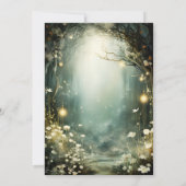 Quinceanera Gown Enchanted Forest Portal Kaart (Achterkant)