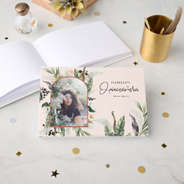 Quinceañera | Groene & Terra Cotta Jungle  Gastenboek