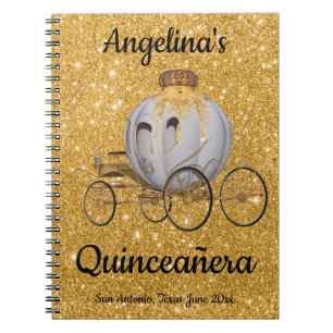 Quinceanera Guest Book Fairy Tale Princess Notitieboek